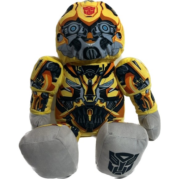 Build A Bear Transformers Bumblebee Yellow 17" Changes to Autobot Movable Arms - Picture 2 of 13
